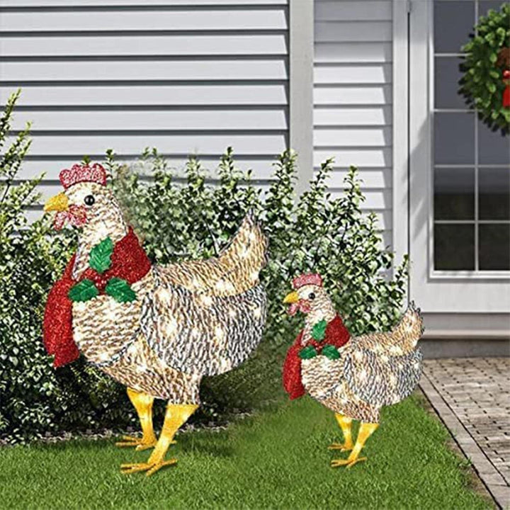 Colverro™ LED Chicken with Scarf Christmas Light for Indoors and Outdoors