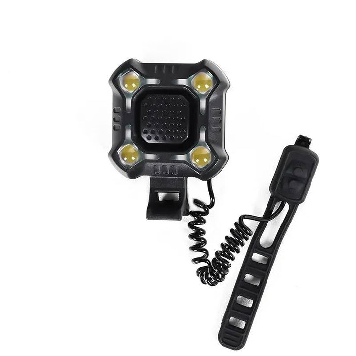 Colverro™ Bike Horn and Headlight Combo with Loud 140 dB Electronic Alert