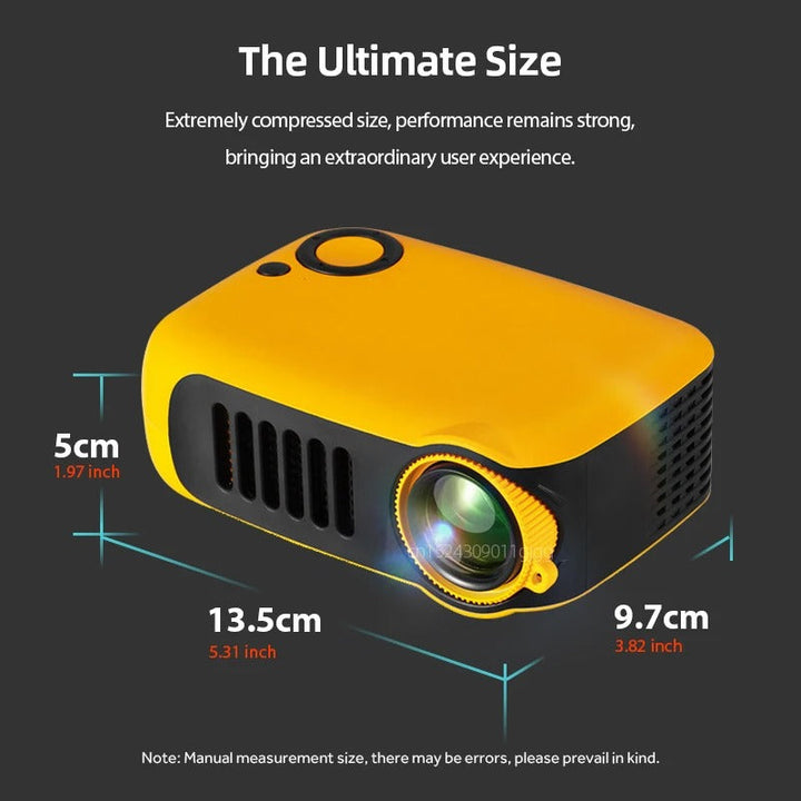 Colverro™ Mini Pocket LED Projector with HDMI and Built-In Speaker