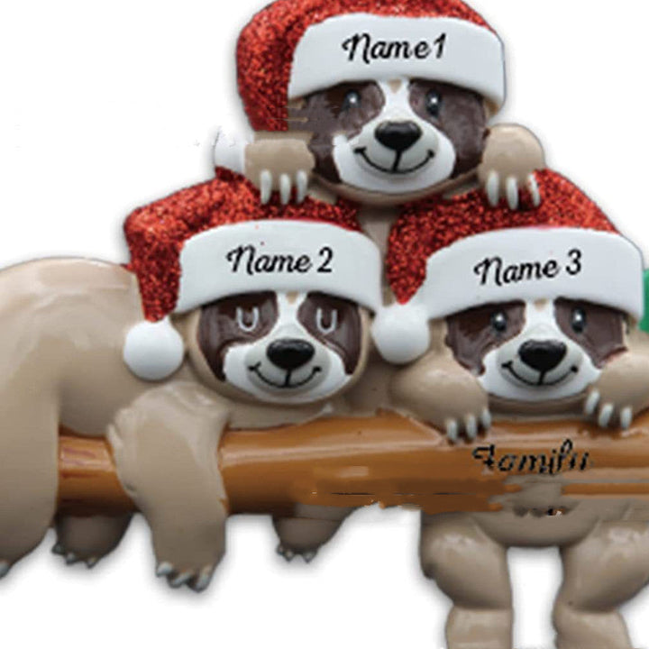 Colverro™ Personalized Acrylic Family Christmas Ornament with Koalas