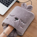 Colverro™ Heated Mouse Pad Hand Warmer with Plush Fleece