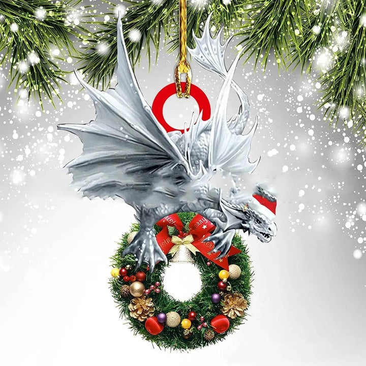 Colverro™ Acrylic Dinosaur Dragon Egg Christmas Ornament – 3 Inch