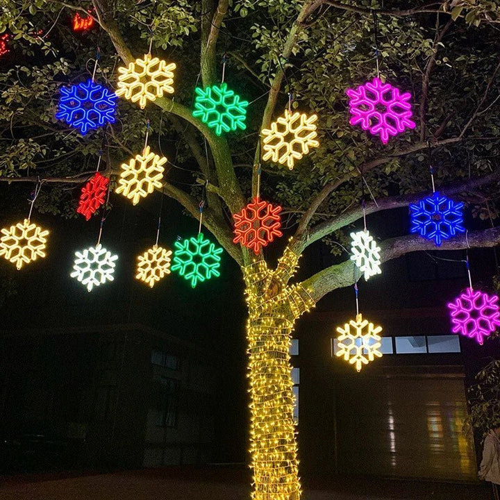 Colverro™ Frosted Snowflake LED Light for Indoor and Outdoor Decor