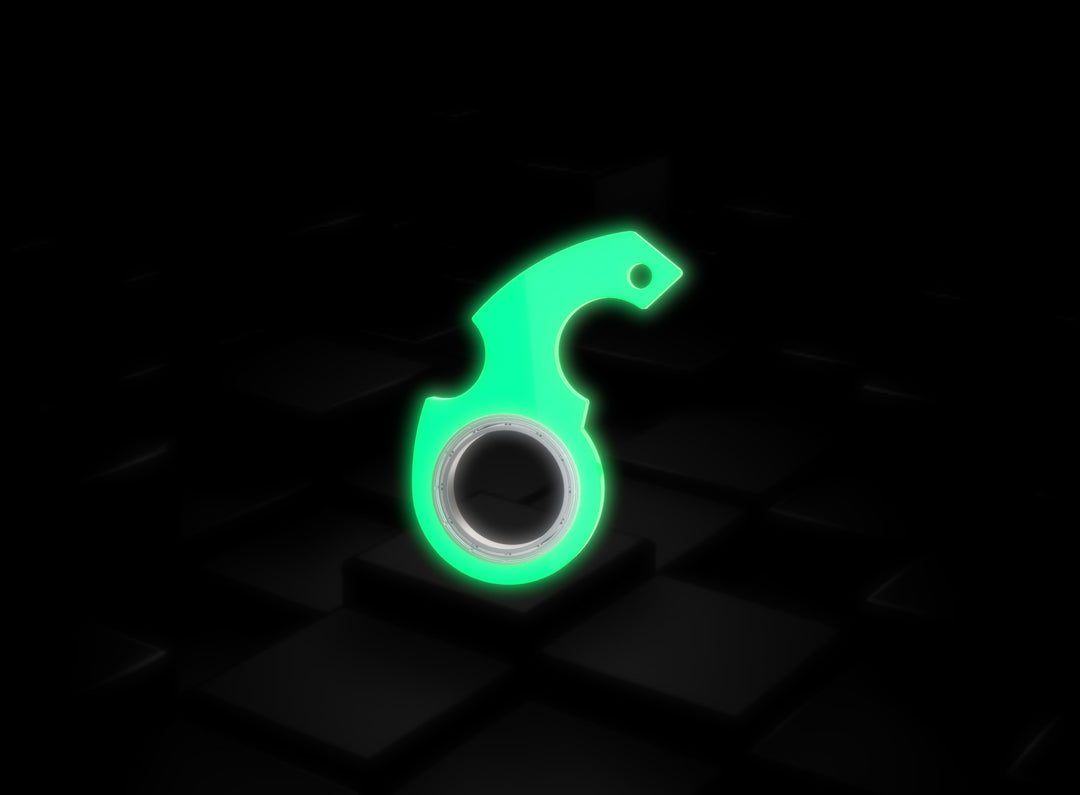 Fidget spinner keychain with bottle opener