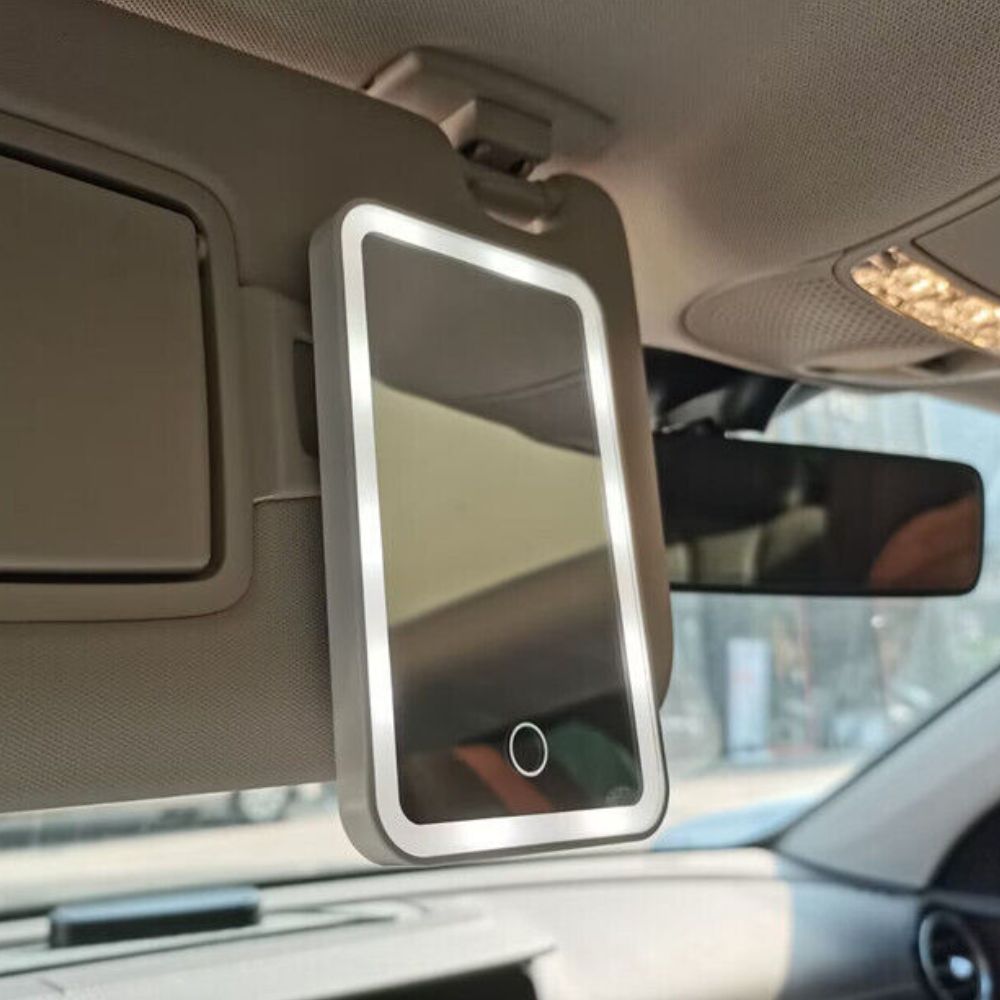 Colverro™ Lighted LED Car Visor Mirror with Dimmable Brightness