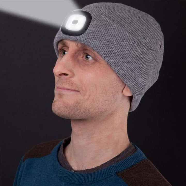 Colverro™ LED Headlamp Beanie – Knit Hat with Hands-Free Light