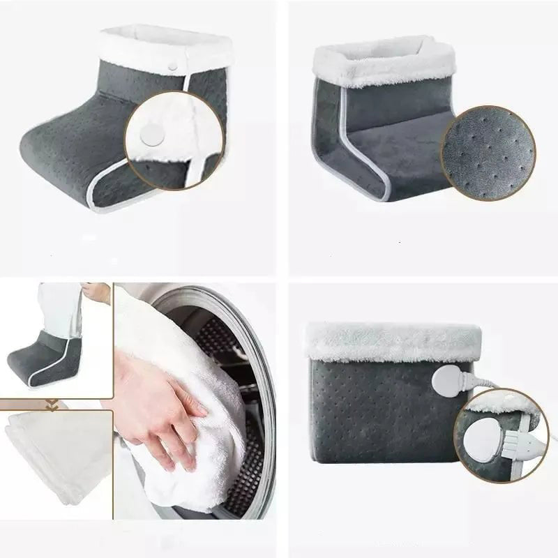 Colverro™ Electric Foot Warmer with Fluffy Lining &amp; Adjustable Heat