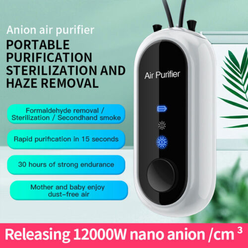Colverro™ Wearable Mini Air Purifier Necklace with USB Charging