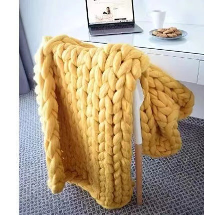 Colverro™ Chunky Knit Blanket, Extra Thick and Cloud-Soft Throw