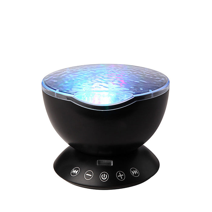 Colverro Ocean Wave Projector Night Light with Speaker and Remote