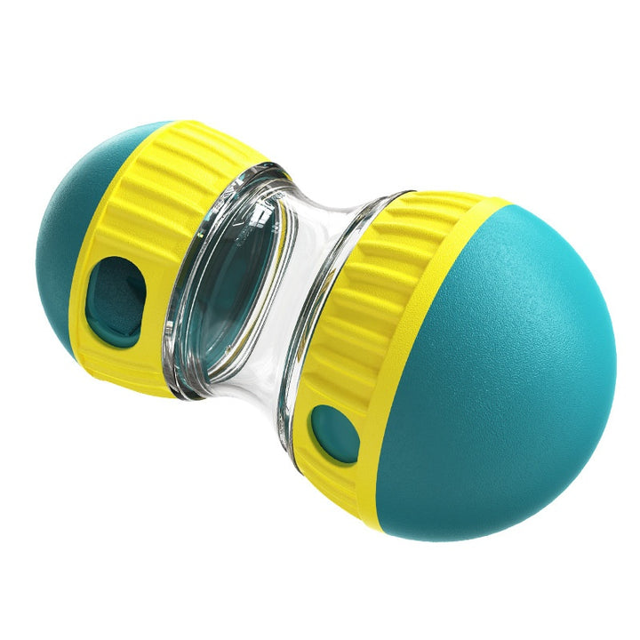 Treat dispensing wobble toy for dogs