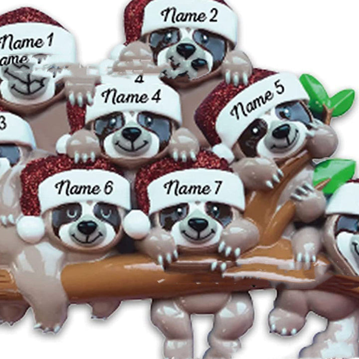 Colverro™ Personalized Acrylic Family Christmas Ornament with Koalas