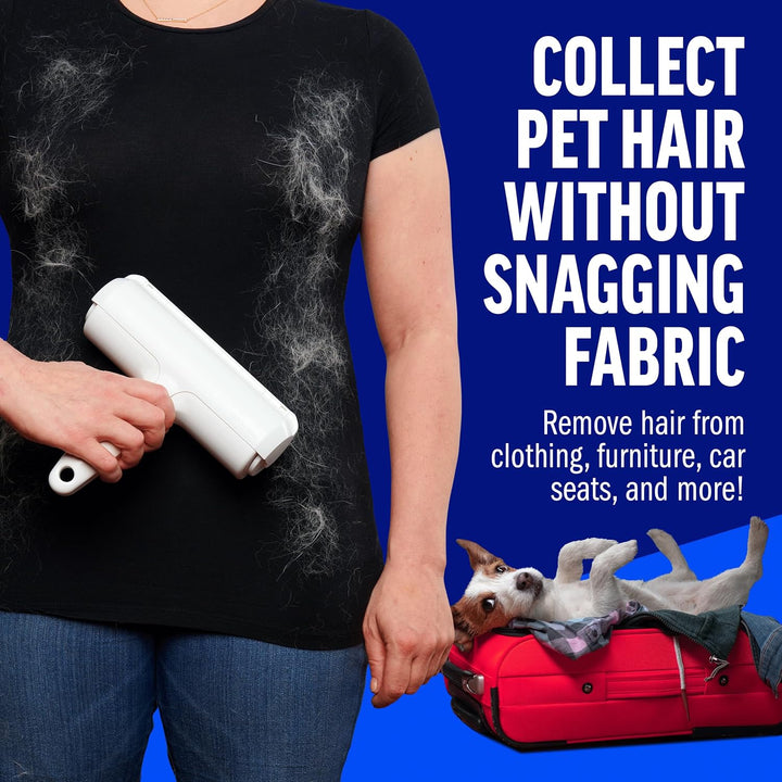 Colverro™ Reusable Pet Hair Roller with Built-In Collection Chamber