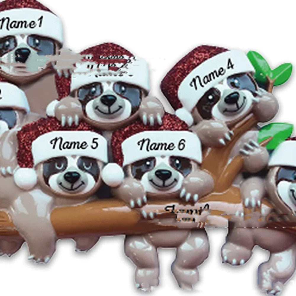 Colverro™ Personalized Acrylic Family Christmas Ornament with Koalas