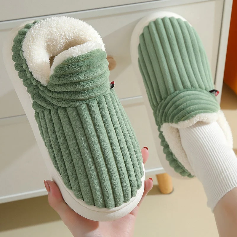 Colverro™ Fuzzy Fleece Slippers with Thick Cushioned Non-Slip Sole
