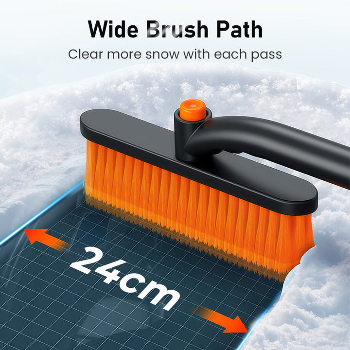 Colverro™ 3-in-1 Extendable Snow Brush and Ice Scraper with Pivoting Head