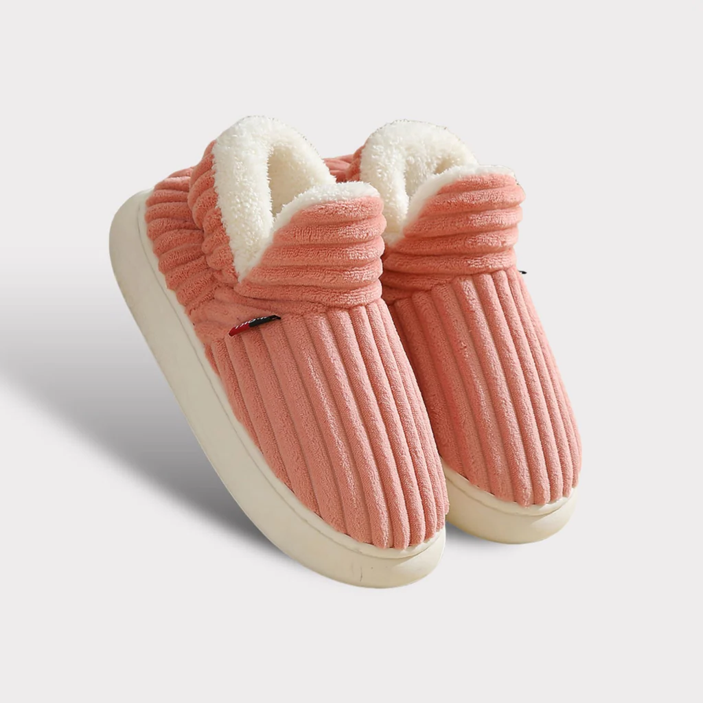 Colverro™ Fuzzy Fleece Slippers with Thick Cushioned Non-Slip Sole