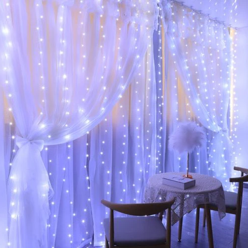 Colverro™ LED Fairy Light Curtain with Remote and Multiple Light Modes