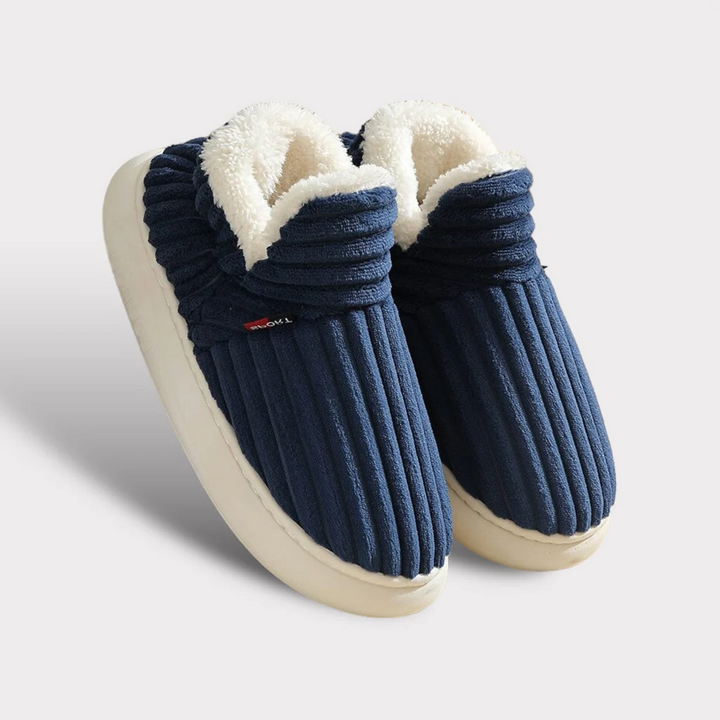 Colverro™ Fuzzy Fleece Slippers with Thick Cushioned Non-Slip Sole