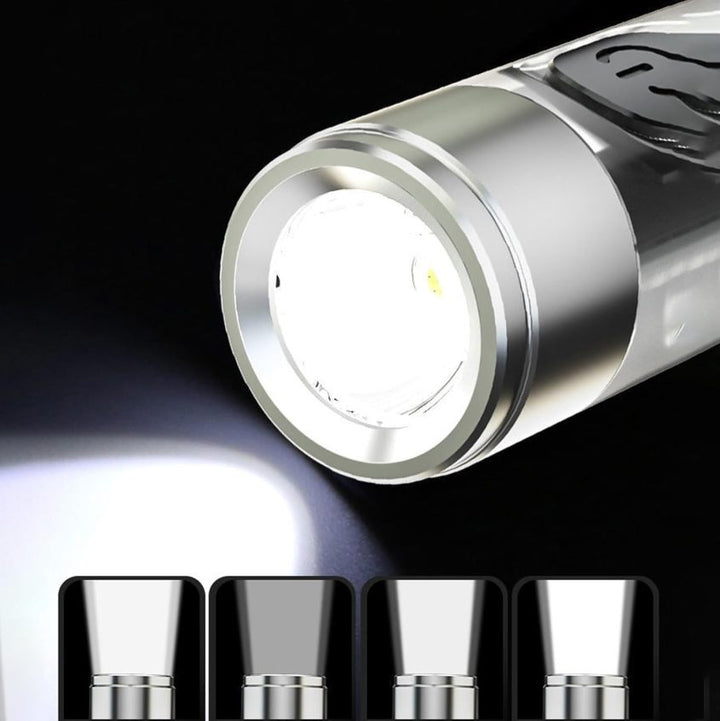 Colverro™ Rechargeable Keychain Flashlight with Magnetic Tail, 400 Lumens