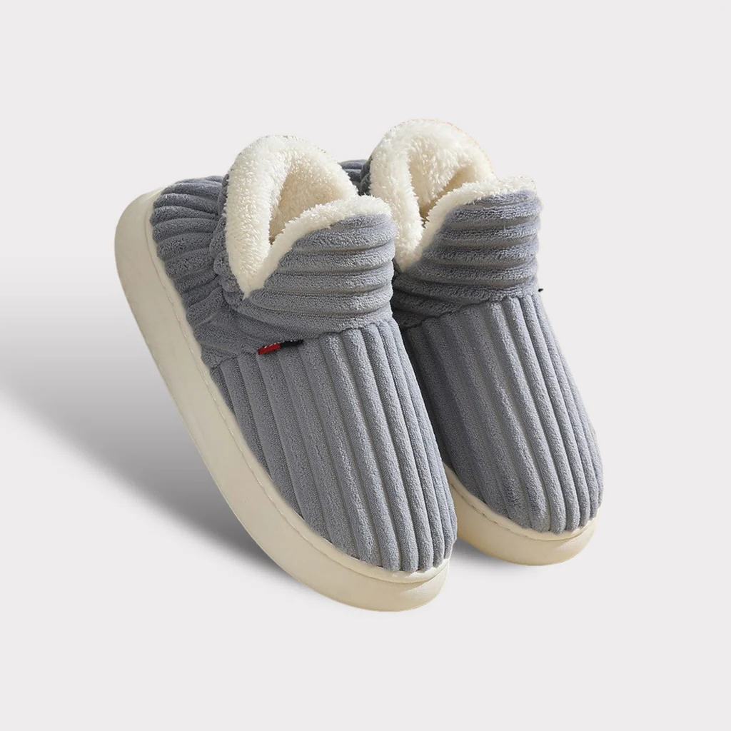 Colverro™ Fuzzy Fleece Slippers with Thick Cushioned Non-Slip Sole