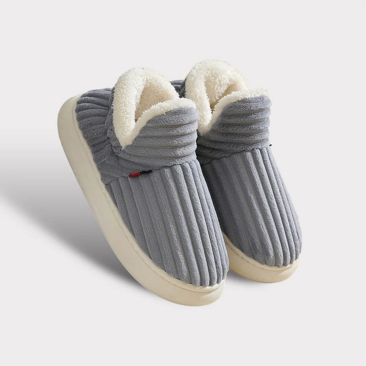 Colverro™ Fuzzy Fleece Slippers with Thick Cushioned Non-Slip Sole