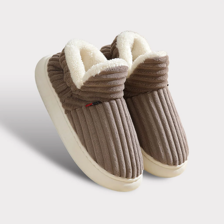 Colverro™ Fuzzy Fleece Slippers with Thick Cushioned Non-Slip Sole