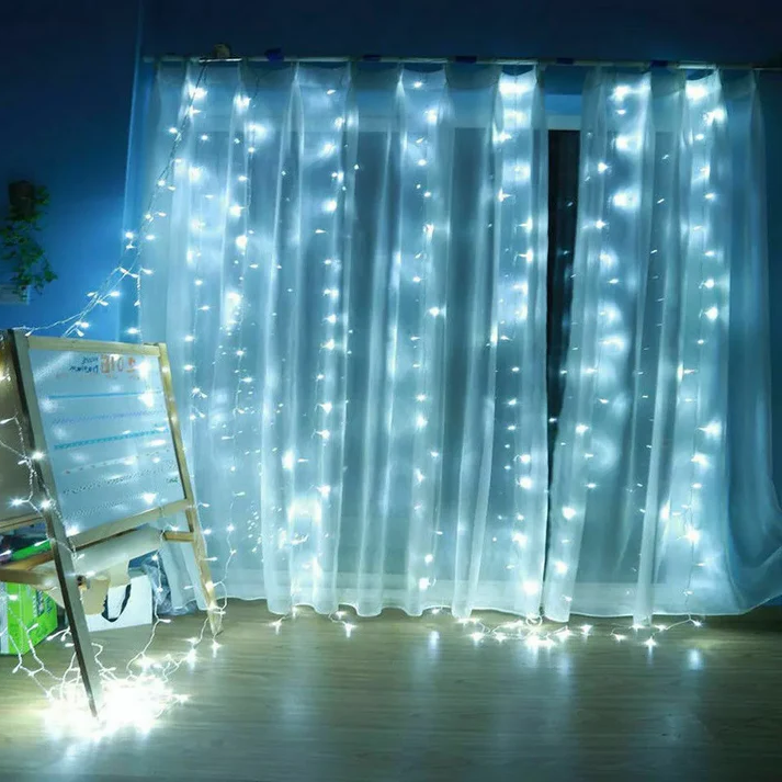 Colverro™ LED Fairy Light Curtain with Remote and Multiple Light Modes