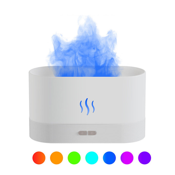 Aroma Diffuser with Flame Light Effect and Cool Mist Humidifier