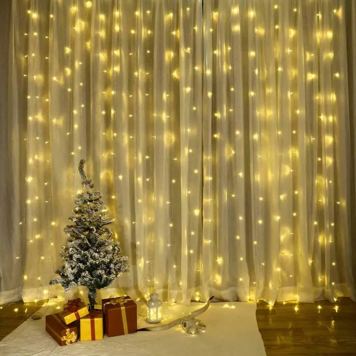 Colverro™ LED Fairy Light Curtain with Remote and Multiple Light Modes