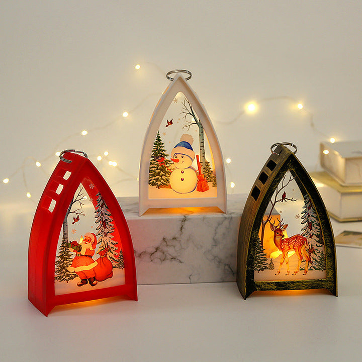 Colverro™ Hand-Painted LED Christmas Figures – Santa, Snowman and Reindeer