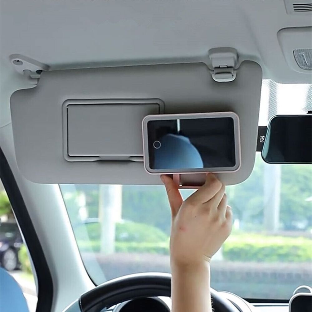 Colverro™ Lighted LED Car Visor Mirror with Dimmable Brightness