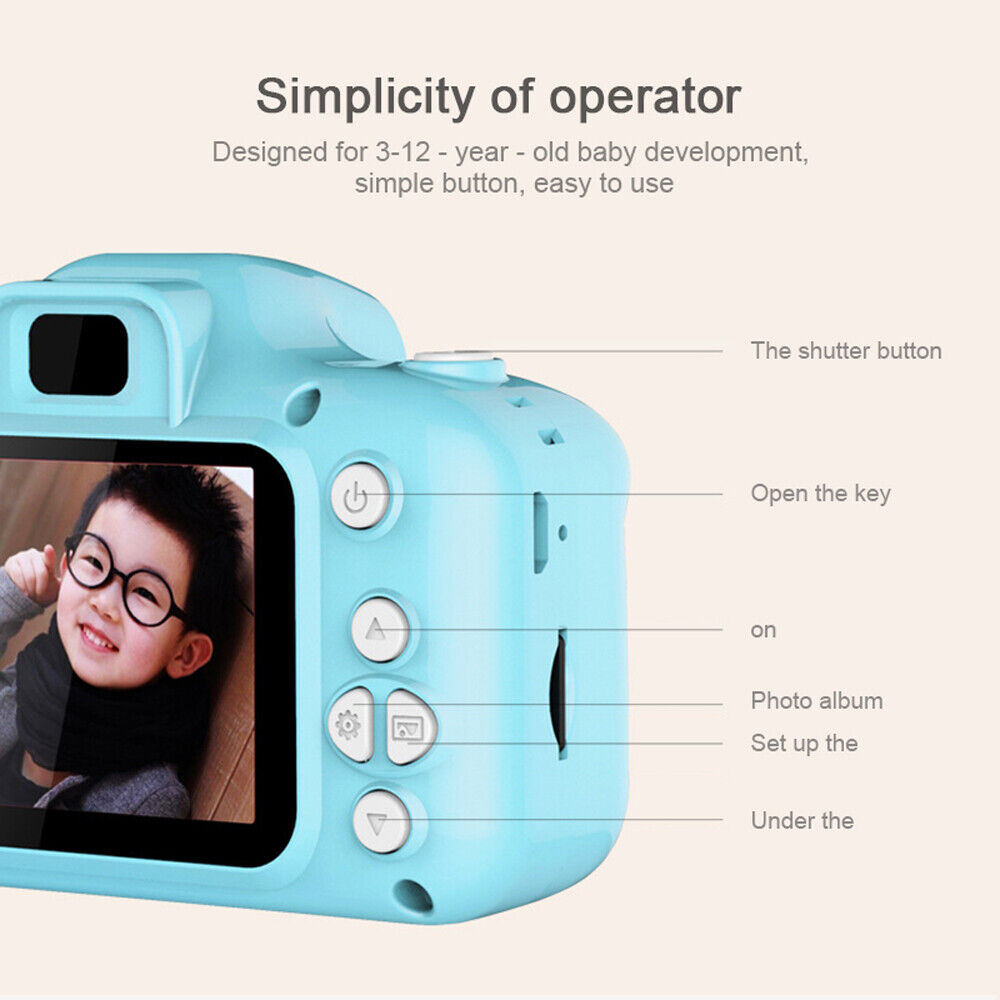 Colverro™ Retro Mini Digital Camera with Full HD Video and 2" Screen
