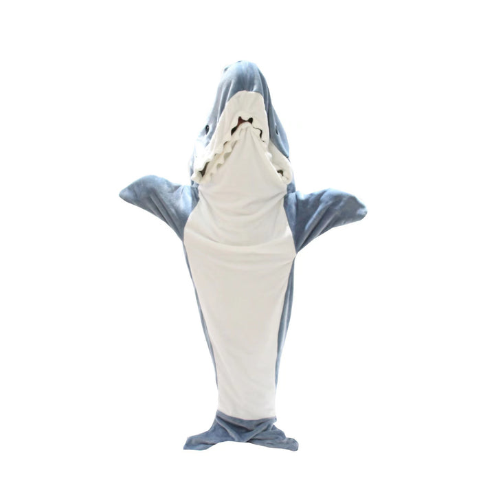 Colverro Wearable Shark Blanket Hoodie with Foot Openings