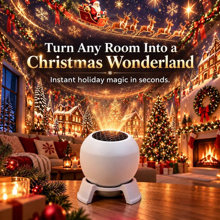Colverro Christmas Projector Light for Walls and Ceilings, USB Powered