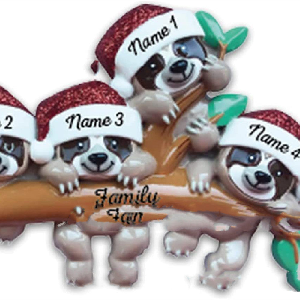 Colverro™ Personalized Acrylic Family Christmas Ornament with Koalas