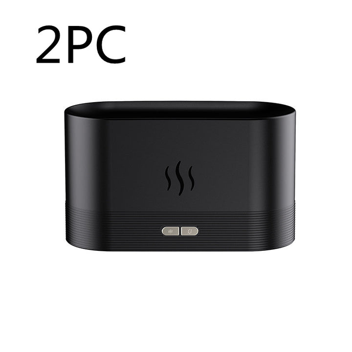 Aroma Diffuser with Flame Light Effect and Cool Mist Humidifier