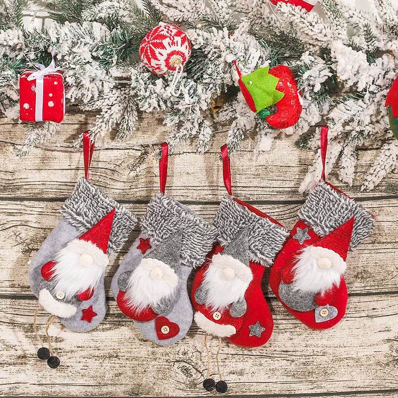 Colverro™ Mini Plush Christmas Stocking Hanging Ornament