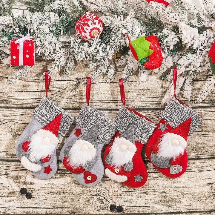 Colverro™ Mini Plush Christmas Stocking Hanging Ornament