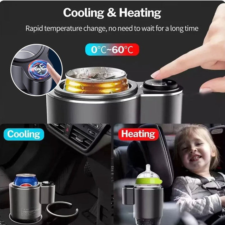 Colverro™ 2-in-1 Car Cup Cooler and Warmer, Cools to 32°F, Heats to 140°F