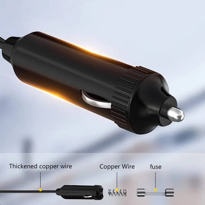 Colverro™ 12V/24V Ceramic Car Heater &amp; Windshield Defroster, 360° Rotating