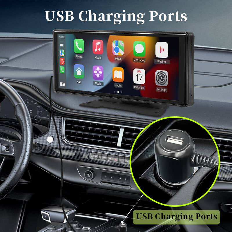 Colverro™ 10.26-Inch Touchscreen Car Stereo with CarPlay and Backup Camera