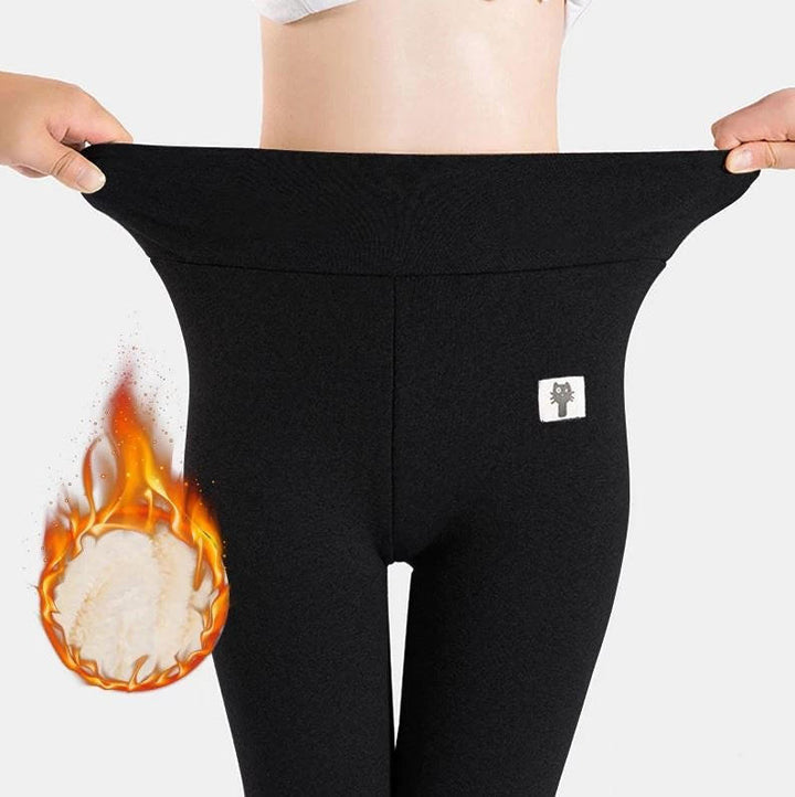 Colverro™ Thick Thermal Leggings with Fleece Lining and High Waist