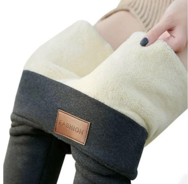 Colverro™ Thick Thermal Leggings with Fleece Lining and High Waist