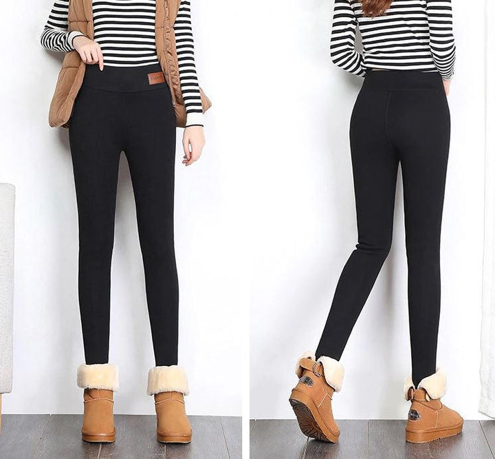 Colverro™ Thick Thermal Leggings with Fleece Lining and High Waist