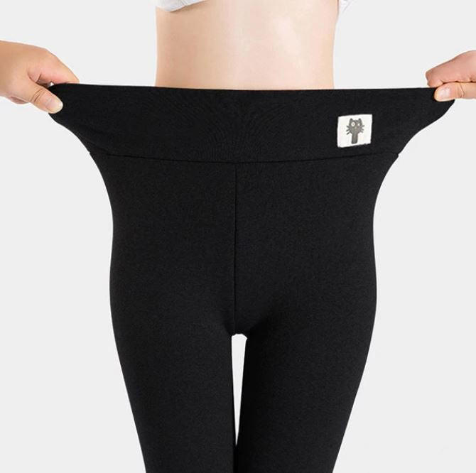 Colverro™ Thick Thermal Leggings with Fleece Lining and High Waist