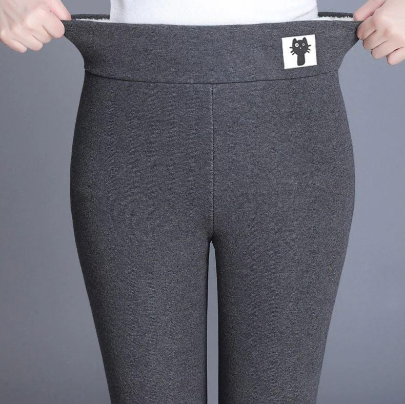 Colverro™ Thick Thermal Leggings with Fleece Lining and High Waist