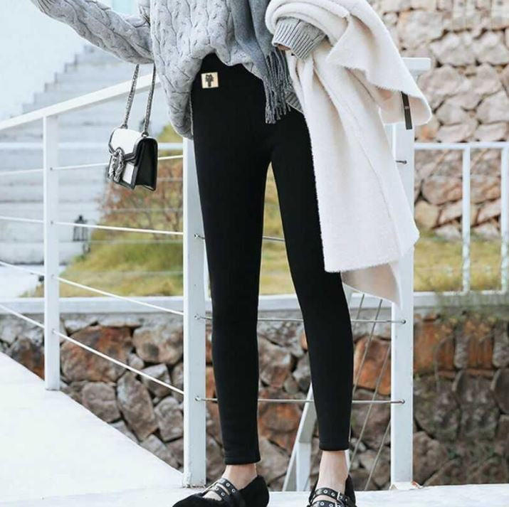 Colverro™ Thick Thermal Leggings with Fleece Lining and High Waist