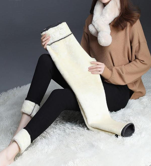 Colverro™ Thick Thermal Leggings with Fleece Lining and High Waist