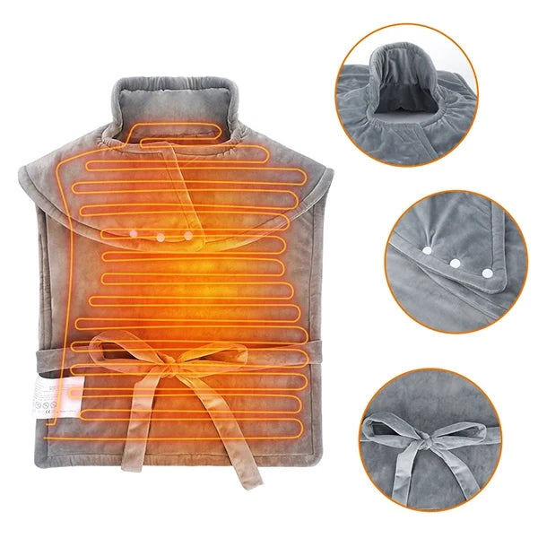 Colverro™ Ultra-Soft Electric Heating Pad with 10 Settings and Timer